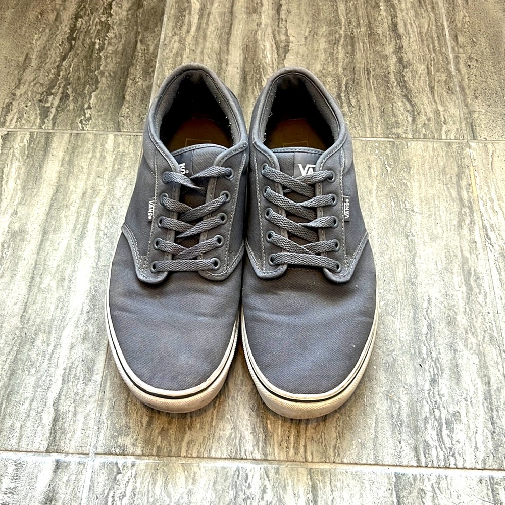 Vans Gray Atwood Shoes, Size 13